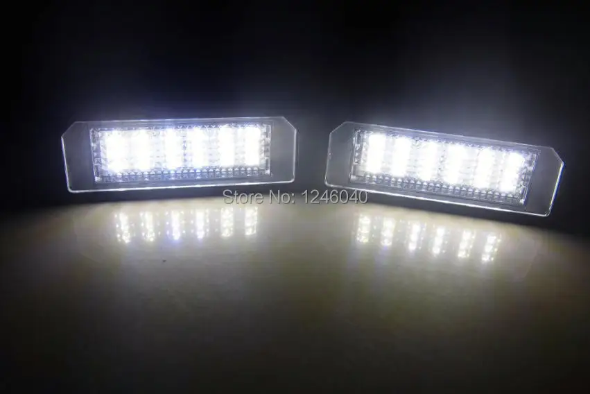 2 шт. светодиодный светильник номерного знака для VW Amarok Eos Golf6 Golf7 New Beetle Polo Passat B6 CC