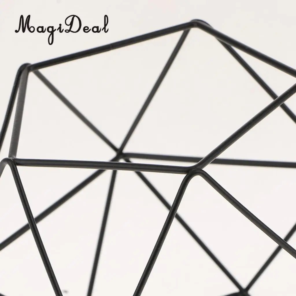 MagiDeal шт. 2 шт. геометрический дизайн железная проволока шестиугольник Tealight подсвечники Weddding праздники рождественские украшения