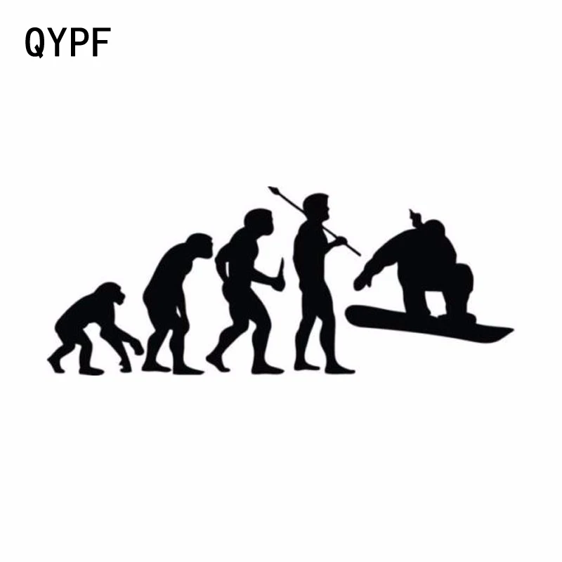QYPF 15 2 см * 6 1 виниловые Стикеры для сноуборда модные эволюционные автомобильные