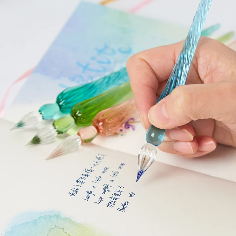 

1pc dip pen signature gift box suitable for testing various ink color pens filled with ink 2018 new