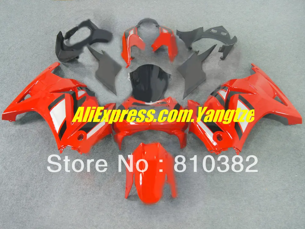 Молдинг на инжектор обтекатель комплект для KAWASAKI Ninja ZX250R 2008 2012 ZX 250R EX250 08 09 10 11 12 ABS красно-черные обтекатели комплект+ подарки