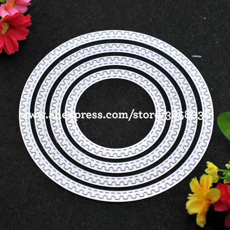 Round Circle Stackables Metal Die cutting Dies For DIY Scrapbooking