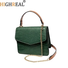 Bags For Women Luxury Handbags Women Bags Designer Crocodile Pattern Leather Shoulder Messenger Bag bolsa mujer sac a mains
