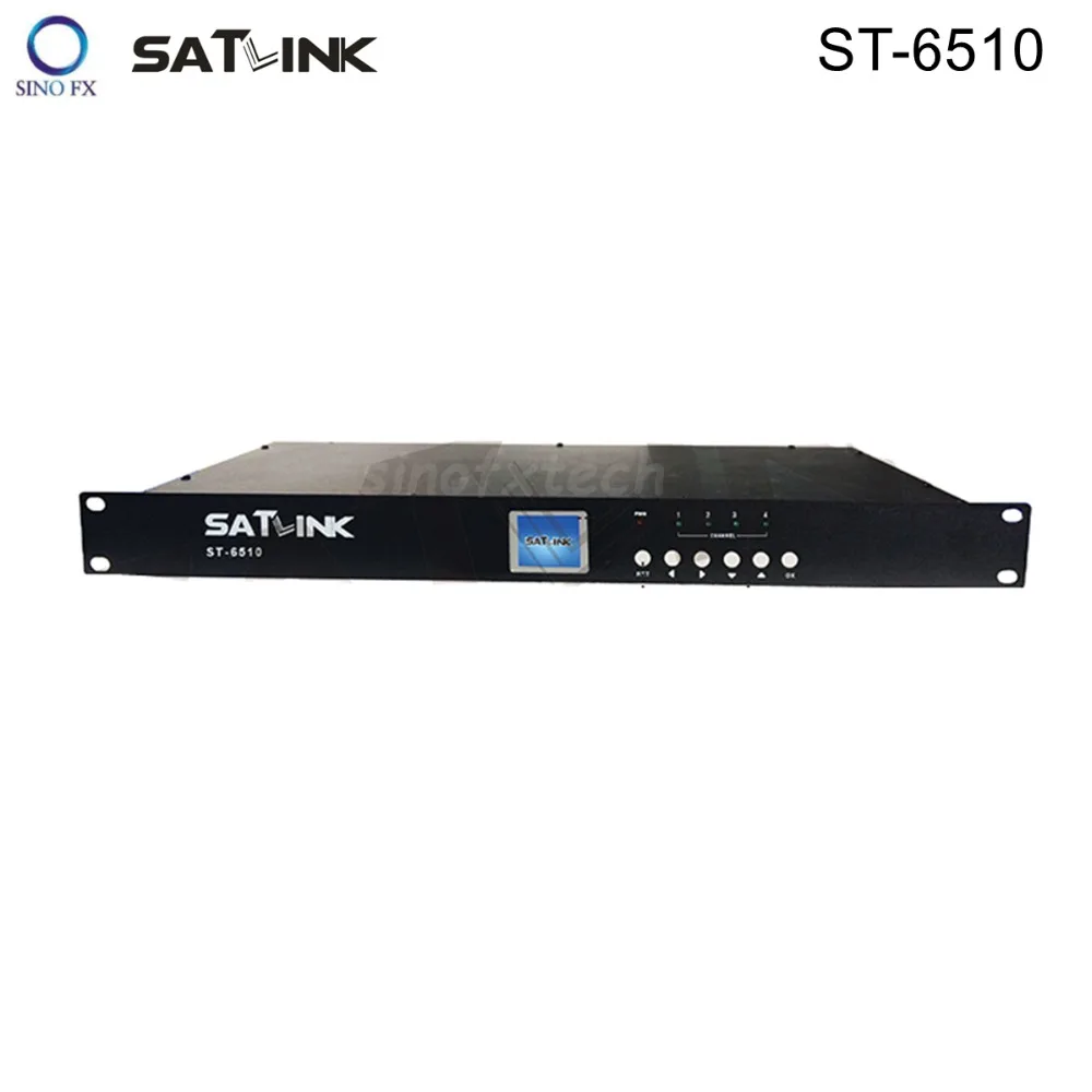 Satlink ST 6510 4 канала DVB T модулятор HD 1080P MPEG4 1 Частота на лучше чем WS 7990|Спутниковое ТВ| |