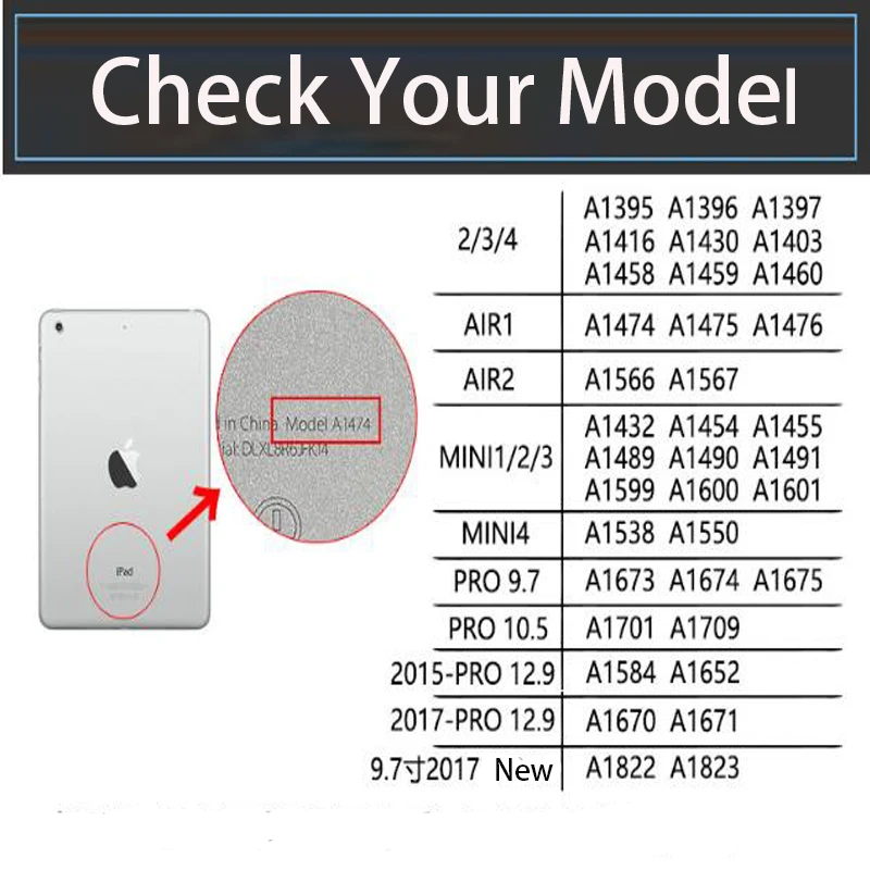 Для iPad 5/iPad 6 магнитно Съемная ABS Bluetooth клавиатура искусственная кожаный чехол для