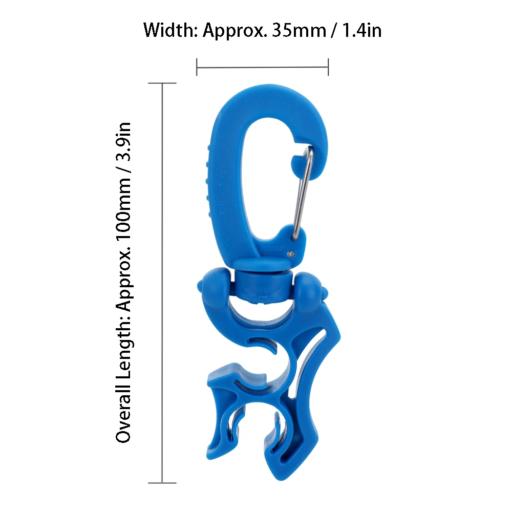 1 шт. трубка дайвинг зажим регулятора зажим фиксированный крюк Secondaryhead низкое давление Quick Release Пряжка держатель шланга акваланг