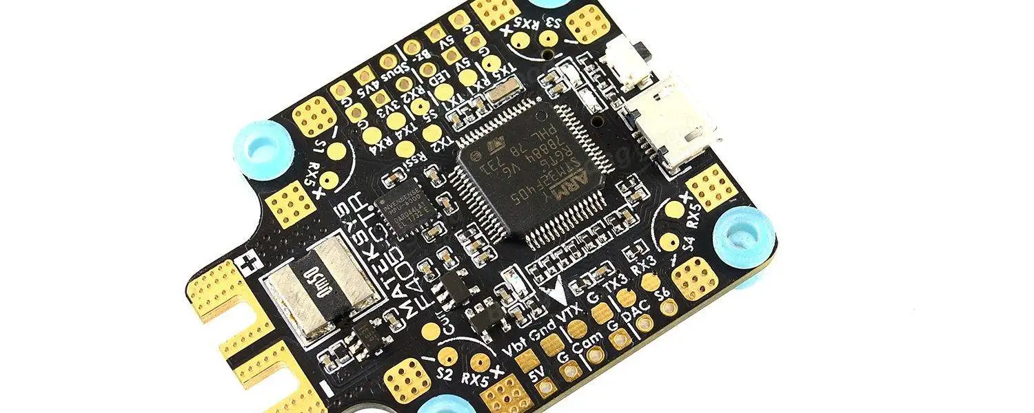 Matek Systems BetaFlight F405-CTR Flight Controller Built-in PDB OSD 5V/2A BEC Current Sensor for RC Drone