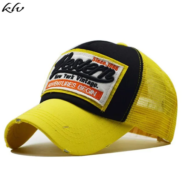 Unisex Vintage Barat Huruf Bordir Logo 