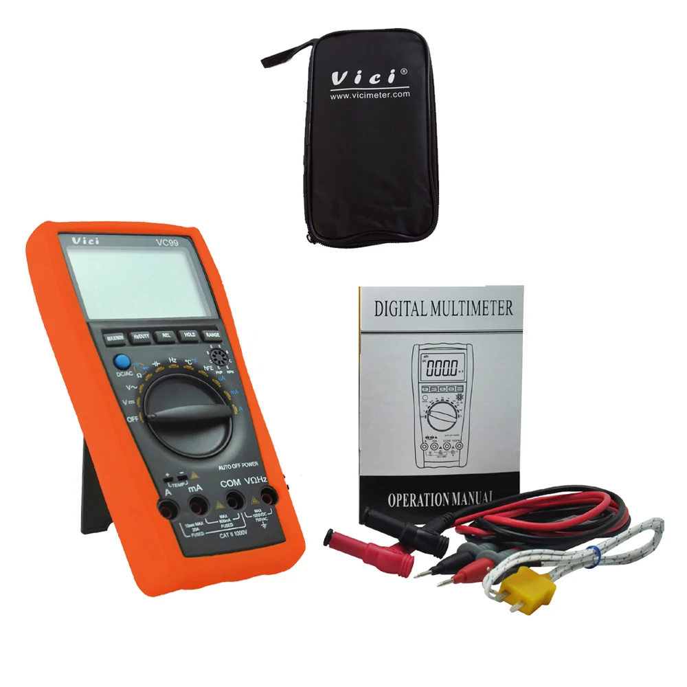 VICHY VC99 3 6/7 Авто Диапазон Цифровой мультиметр с мешком|auto range digital multimeter|digital multimetervc99