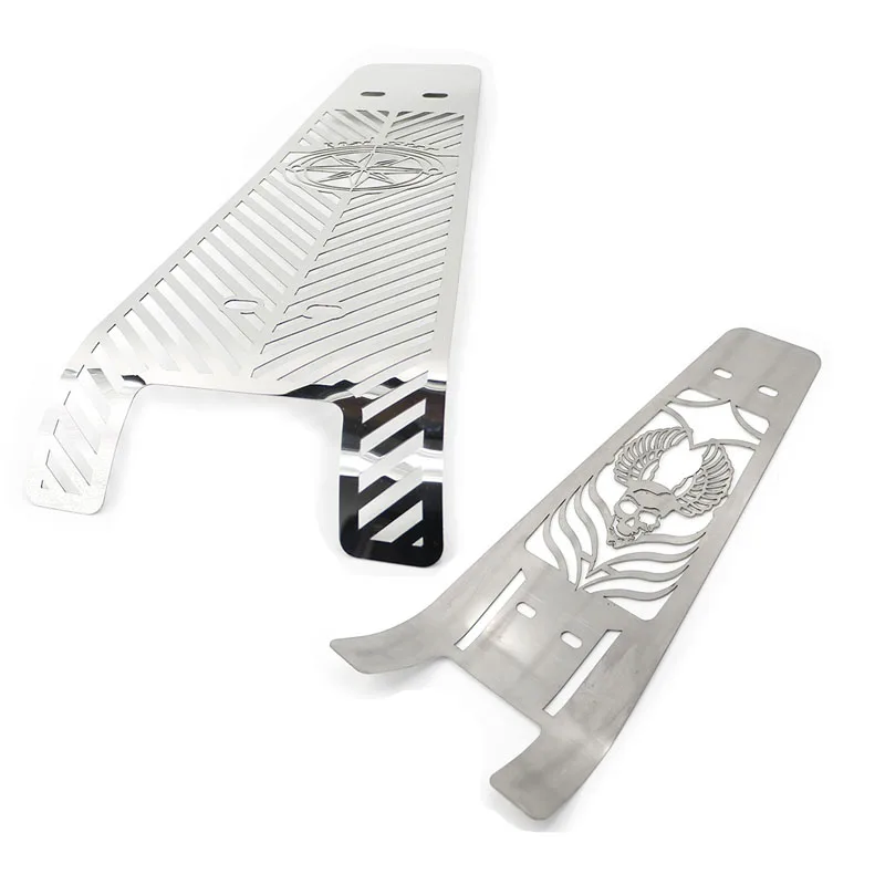 

Chrome Motorcycle ROAD STAR SKULL STAINLESS STEEL Engine Radiator Guard Engine Grill Cover for YAMAHA XV 1600 XV1600