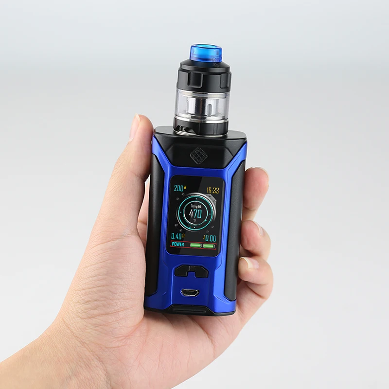 Wismec Sinuous Ravage230 набор 200 Вт электронная сигарета мощный бокс мод и 2 мл/4 мл бак GNOME Evo