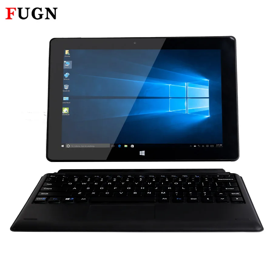 FUGN 10 1 дюймов 2 в Windows Tablet PC 4 ядра Z8350 двойной ОС и Android 5 Wifi HDMI USB 3 0 32 г Встроенная
