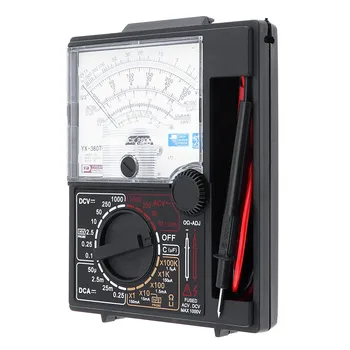 

Mini Portable Handheld Poin-ter Multimeter Multitester DC AC Voltage and DC Current Multi Meter Tester with One Pair Test Pen