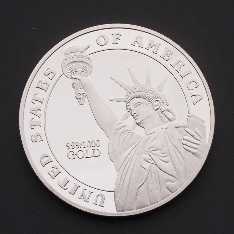The Statue Of Liberty United States Souvenirs Coins House Decorative Coins USA Antique Coinsin
