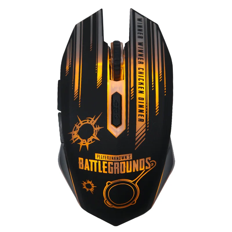 Проводная мышь PLAYERUNKNOWN'S BATTLEGROUNDS Mercy с 6 кнопками игровая дышащая светодиодная
