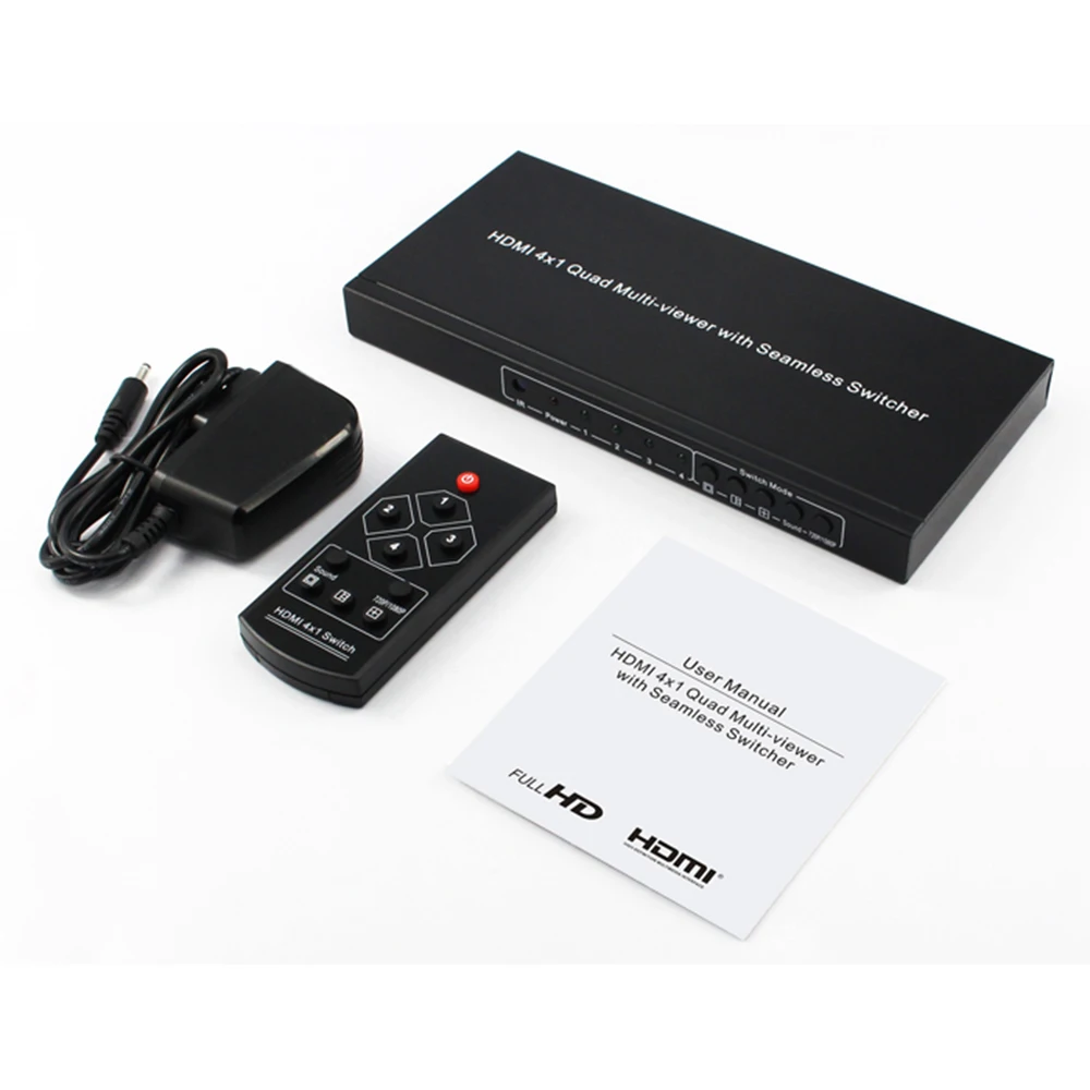 Переключатель Kvm Hdmi экран для видеосъемки 4 портовый