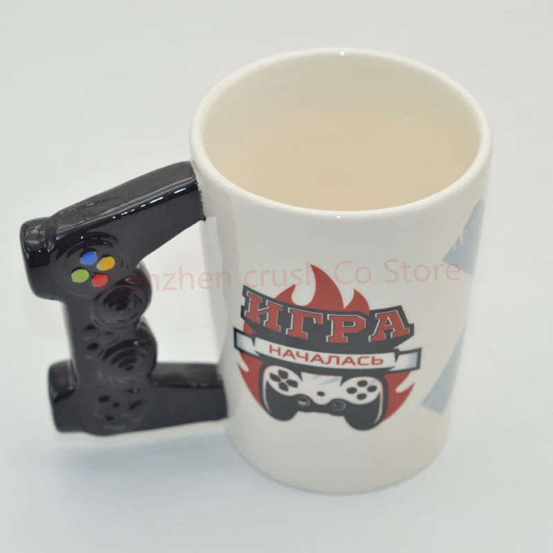 

1000Piece Coffee Mug 3D Game Controller Handle Office Coffee Ceramic Cup Mug Nerd Mug Gameboy Gamer Gift