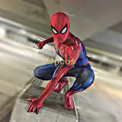 3D лайкра принт 2018 все Новый Человек-паук Косплэй костюм спандекс Человек-паук боди Хэллоуин Костюмы для косплея