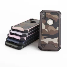 

Camouflage Pattern Back Cover Hard PC Soft TPU Case Coque Cover for iPhone 6 6s Plus 8 7 Plus X XS XS Max XR Case