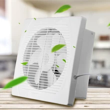 30 Вт 8 дюймов вытяжной вентилятор Высокая скорость низкий уровень шума Туалет Кухня Ванная окно потолок стены стекло небольшой вентилятор экстрактор