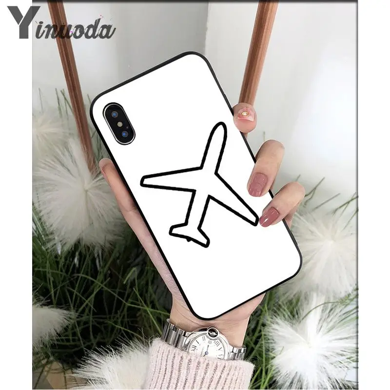 Simple and lovely cartoon pattern air plane