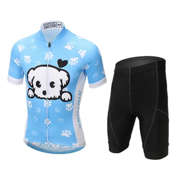

Kids Cycling jersey Set 2019 Bike Jersey Shorts Children Road Mountain MTB Bicycle Clothes Maillot Ropa Ciclismo Summer Cute red