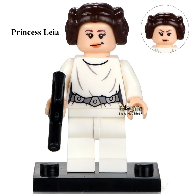 

PG669 Princess Leia Single Sale 75159 Death Star Mini Dolls Assemble Building Blocks Kids Learning Gift Toys