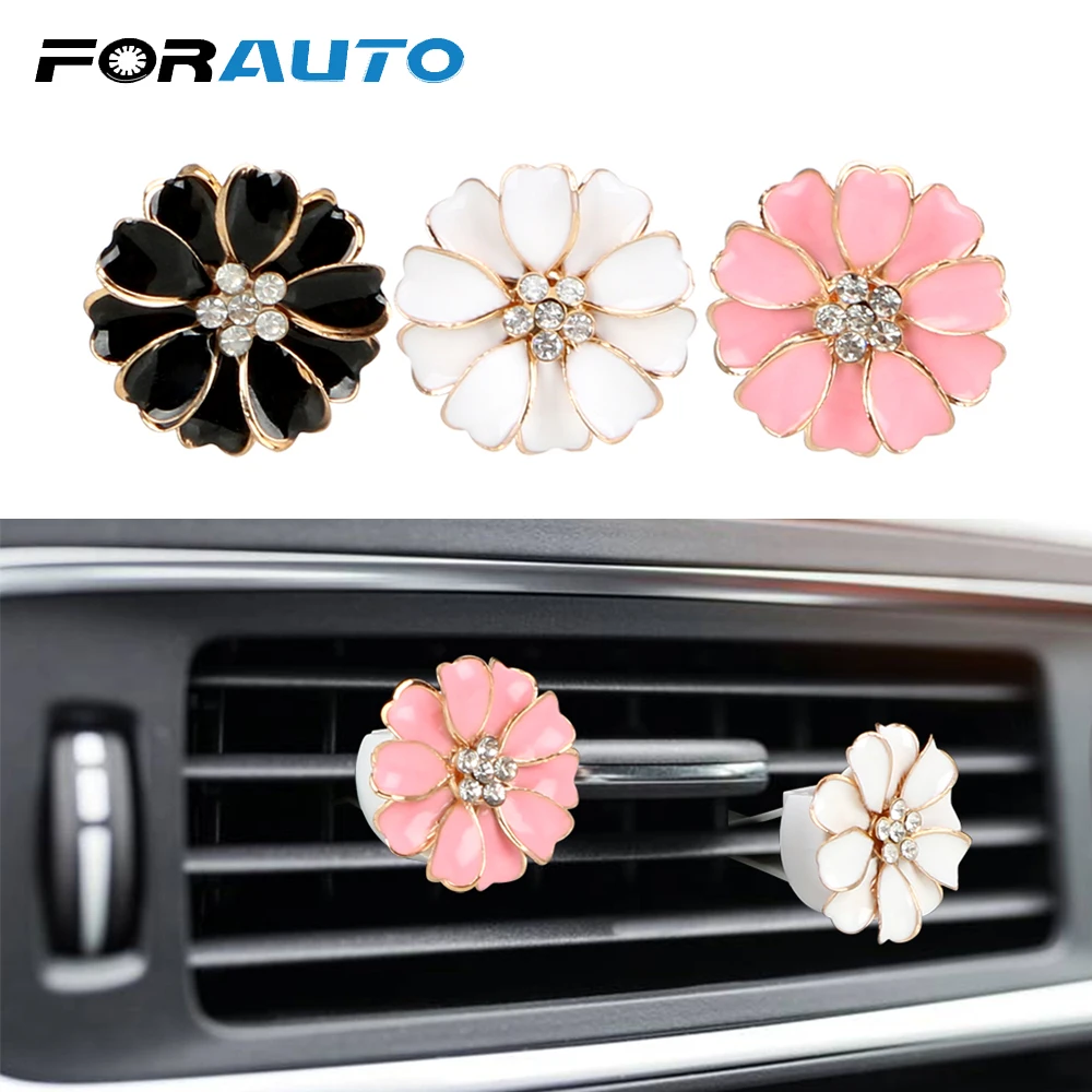 

FORAUTO Car Air Freshener Solid Fragrance Auto Outlet Fragrant Perfume Clip Car-styling Interior Accessories Auto Decoration