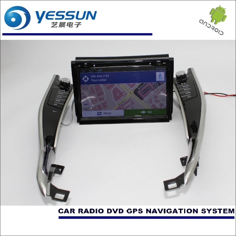 Flash Deal YESSUN For Toyota Harrier XU60 2013~2017 Car Android Radio TPMS CD DVD Player TV GPS Navigation Audio Video Multimedia 4