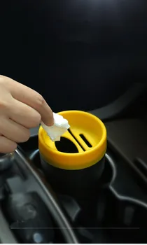 

1PC 4 in 1 Waste Bin Money Box Tissue Storage Box Portable Vehicle Can Trash Dustbin Garbage Dust Bin Car Accessories OK 0727