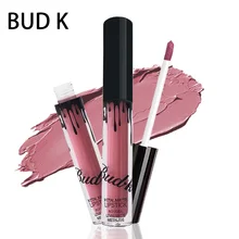 New Arrival Shimmer Liquid Lipstick Professional Waterproof Matte Lipstick Metal Style LIP GLOSS Nude KYLI Lips Batom Brand BUDK