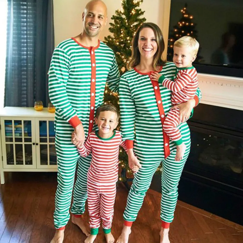 

Christmas Family Matching Pajamas Set Adult Mens Womens Kids Sleepwear Nightwear