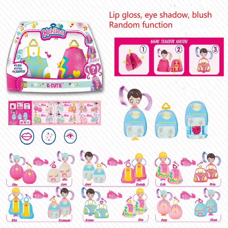12 стиль kekilвечерние ou партия сумка Playset детские игрушки куклы мультфильм школьная