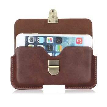 

Slim Leather Waist Belt Pouch Phone Case Cover Bag Holster For Xiaomi Hongmi Redmi Rice Note 4 Note4 / mi5s mi 5s plus