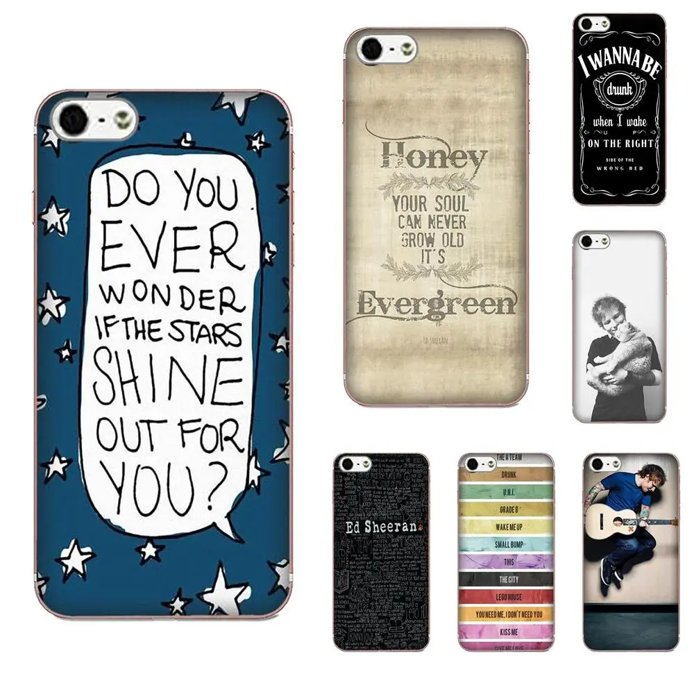 

Ed Sheeran Lyric For Xiaomi Redmi Mi Note 7 8 9 SE Pro Lite Go Play On Sale Luxury Cool Phone Accessories Case