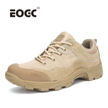 

Top Quality Shoes Men Comfort Genuine Leather With Canvas Casual Shoes Breathable Desert Outdoor Walking Shoes Flats Zapatos