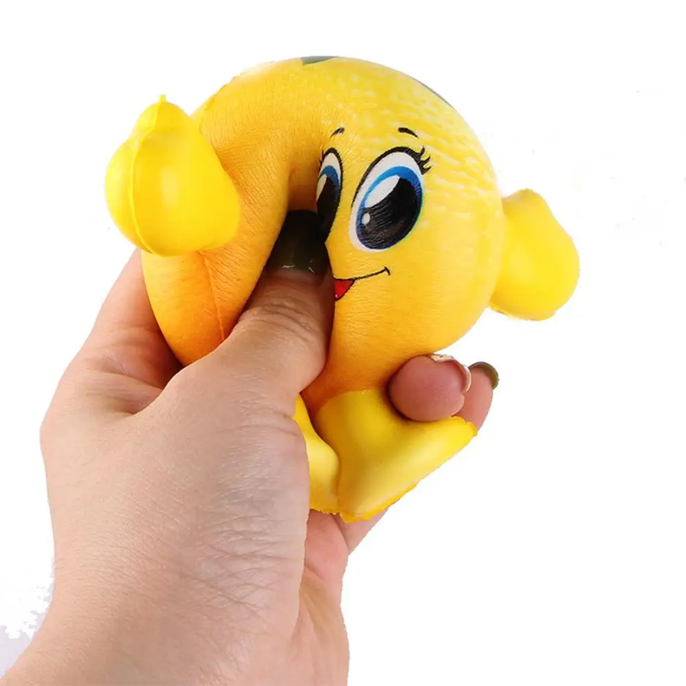 

Slow Rebound PU Simulation Fruit Cute Mold Doll Decompression Toy for Decoration Pressure Venting with Random Color