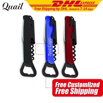 

Quail High Quanlity Portable Wine Beer Bottle Opener Multifunction Wine Opener Free Print Special Logo/Text As Different Gifts