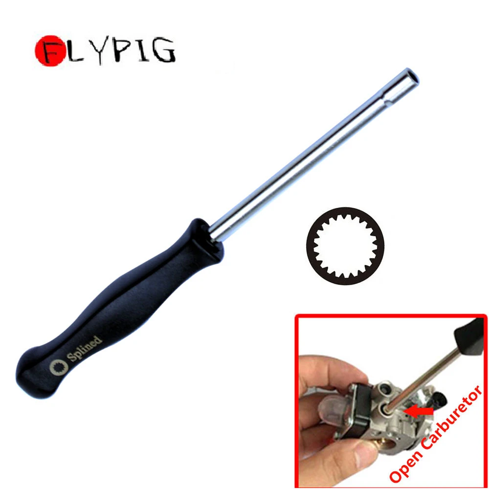 

FLYPIG New Splined 21 Tooth Carburetor Tool Screwdriver For carburetor adjustment Fit for Husqvarna Echo Poulan Carburetor Parts