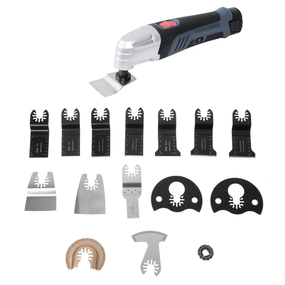 15PCS Saw Blades Oscillating Multi Tool Accessories Kit For ROCKWELL