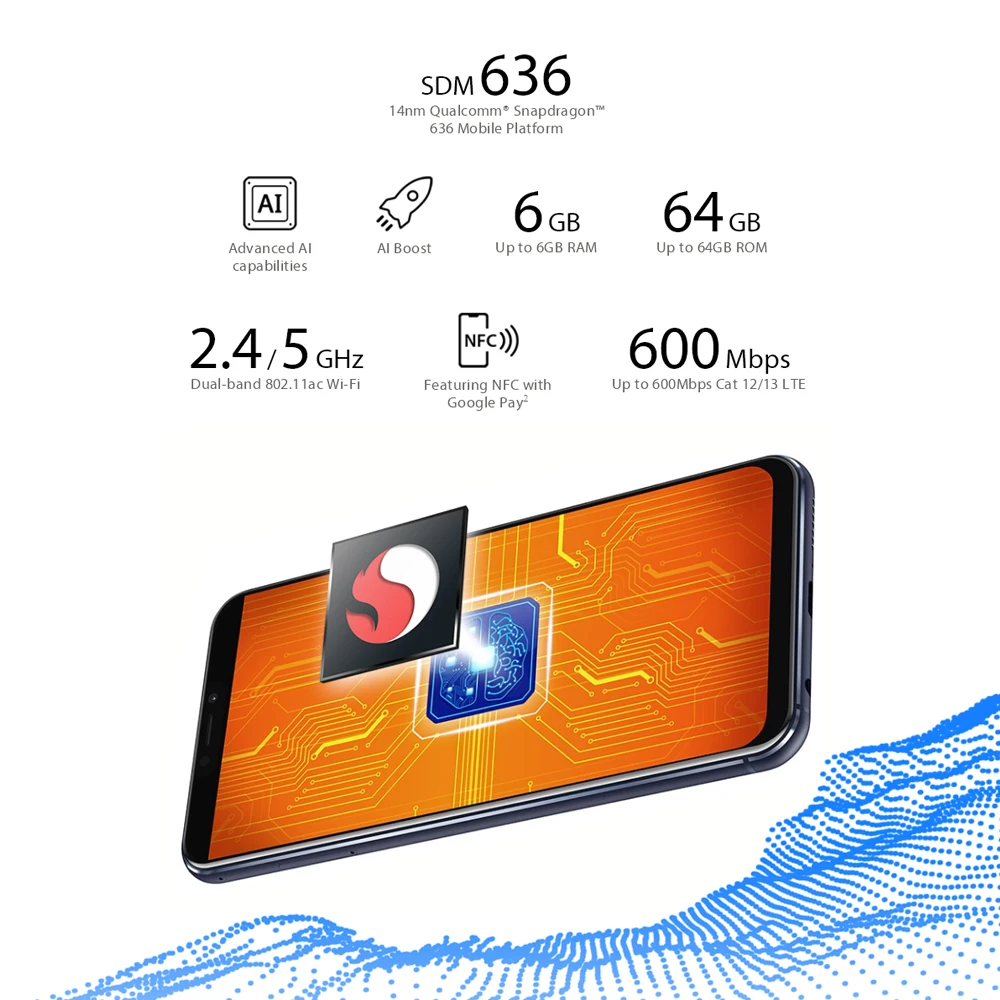 Новый ASUS Zenfone 5 ZE620KL 6 2 &quotAI Камера 19:9 Snapdragon 636 Android 8 0 Тип C Bluetooth 64G ROM 4G RAM LTE мобильный