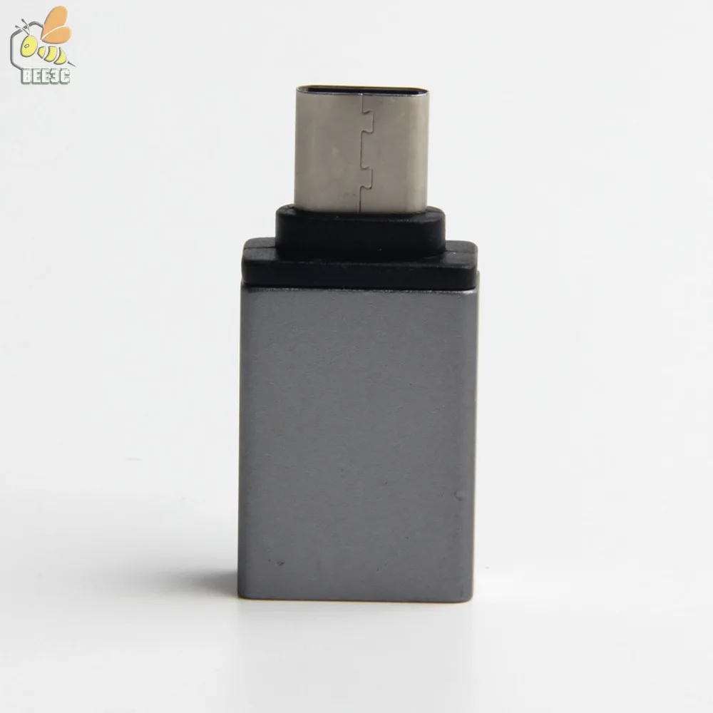 Металлический USB C Тип-c Тип C "папа" в USB 3,0 Женский конвертер адаптер OTG для Macbook супер книга Chromebook Pixel Nexus ZUK huawei 300