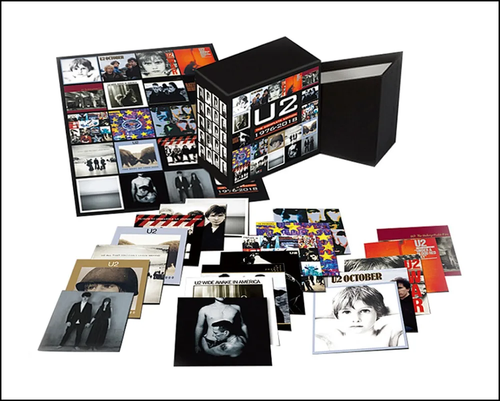 2018 Новый U2 CD BOX SET полное издание 1976-2018 22CD Музыка cd box set Boxset Бесплатная доставка