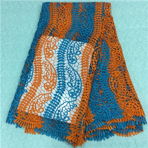 

5yards polyester cord lace african lace fabric high quality african guipure lace for nigerian wedding