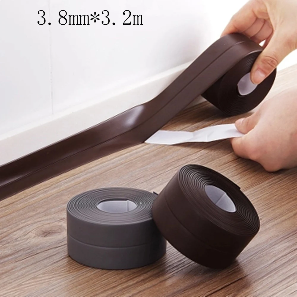 

3.8cmX3.2m Kitchen Ceramic Stickers Self Adhesive Waterproof Anti-moisture Bathroom Mosaic Wall Sticker Home Decortaion