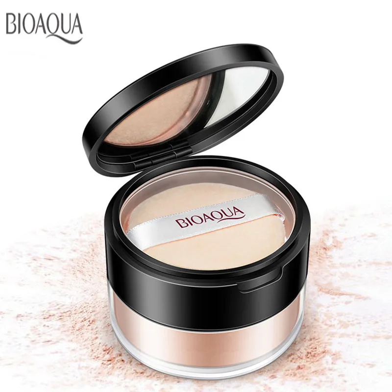 

BIOAQUA Matte Loose Setting Powder Oil Control Soft Light Silk Face Concealer Skin Finish Powder Translucent Foundation Makeup