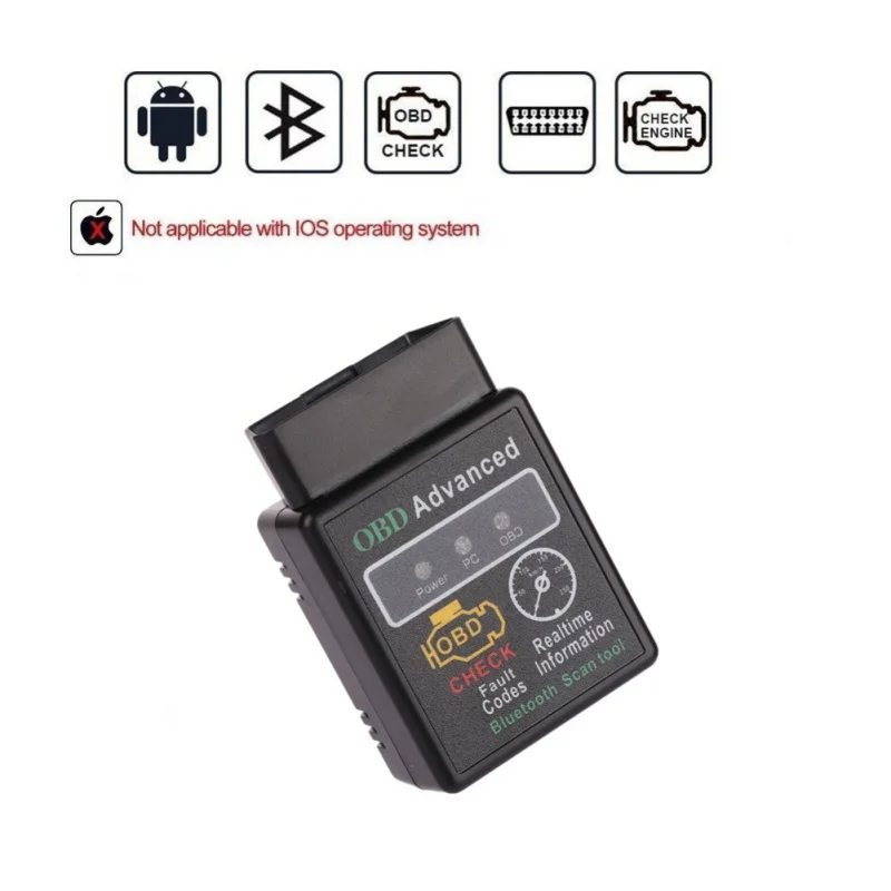 V02H2 Bluetooth V1.5 V 1,5 OBD2 OBDII адаптер Авто сканер для Android код читателя диагностический инструмент PIC18F25K80 Ancel