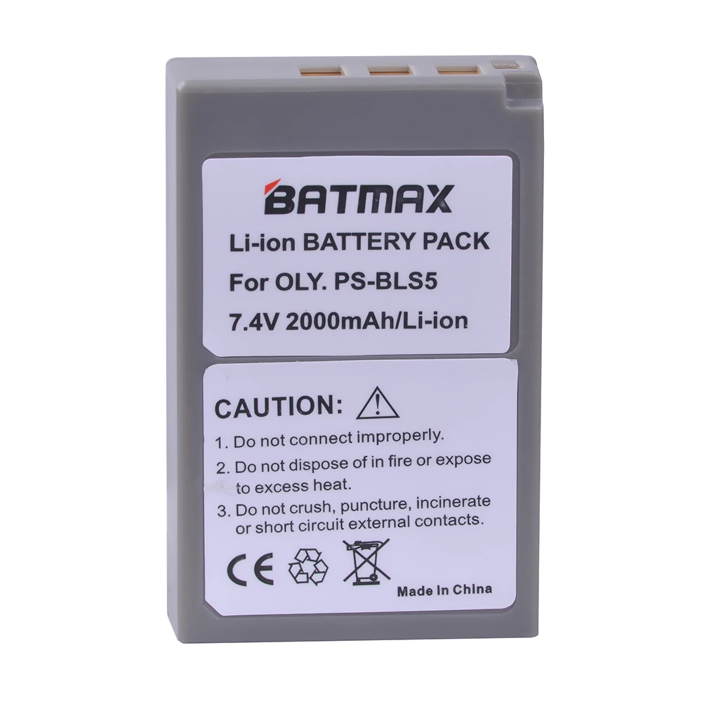 Batteria Patona 7,4v 900mAH per Olympus BLS5,BLS50,BLS-50 