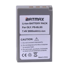 1Pcs PS-BLS5 BLS-5 BLS5 BLS-50 BLS50 Camera Battery for Olympus PEN E-PL2,E-PL5,E-PL6,E-PL7,E-PM2, OM-D E-M10, E-M10 II, Stylus1