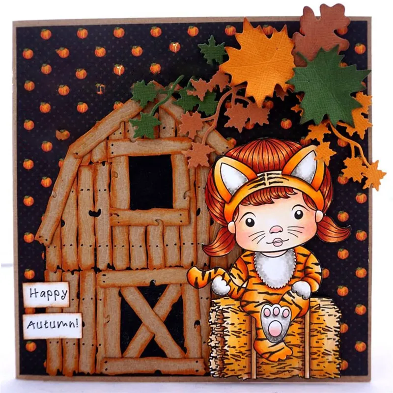 

GJCrafts Autumn Leaves Dies Metal Cutting Dies for Scrapbooking 2019 New Cutting Dies DIY Album Card Making Decor Paper Craft